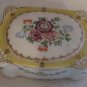 Trinket  Ring Box Porcelain Purple Rose