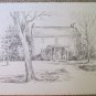 4 PENCIL SKETCHES BY ROBERT W DYAS " ISU CAMPUS IMAGES"  IOWA