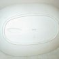 OVAL SHAPED Porcelain Collector Plate APPLIED Birds 7" X 10.5"