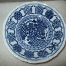 (2) TWO Japanese blue and white bowls 6-1/2" scalloped edge made in Japan (2) TWO Japanese blue and white bowls 6-1/2" scalloped edge made in Japan