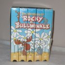 Adventures of Rocky & Bullwinkle 5 VHS Tapes Lot Complete with Box