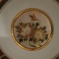 LAL Chokin Art Collection 24KT Gold Rim 6" Plate With Hummingbird Signed