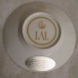 LAL Chokin Art Collection 24KT Gold Rim 6" Plate With two Birds Signed