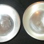 (2) Two Sheridan Footed Silver plate Bowl  E P Brass  CENTERPIECE