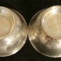 (2) Two Sheridan Footed Silver plate Bowl  E P Brass  CENTERPIECE