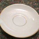 Saucer, White with Gold trim. Clearly marked in Gold, made in Germany