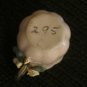 INDIVIDUAL CREAMER, SCALLOPED SIDES GOLD TRIM