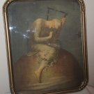 LADY IN CHAIN PRINT PICTURE