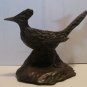 Roadrunner Bird Figure Pecan - Walnut shells signed J. Hall 1980  CENTERPIECE
