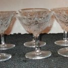 6 GERMAN OCTAGON SQUARE STEMWARE