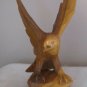 Hand Carved wooden Eagle Wings in full spread upwards - 13&acirc;�� High By 6&acirc;��
