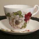 Royal Ascot Bone China Roses Tea Cup and Saucer