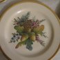PICKARD HAND DECORATED 6" ACORN PLATES 5 PIECES