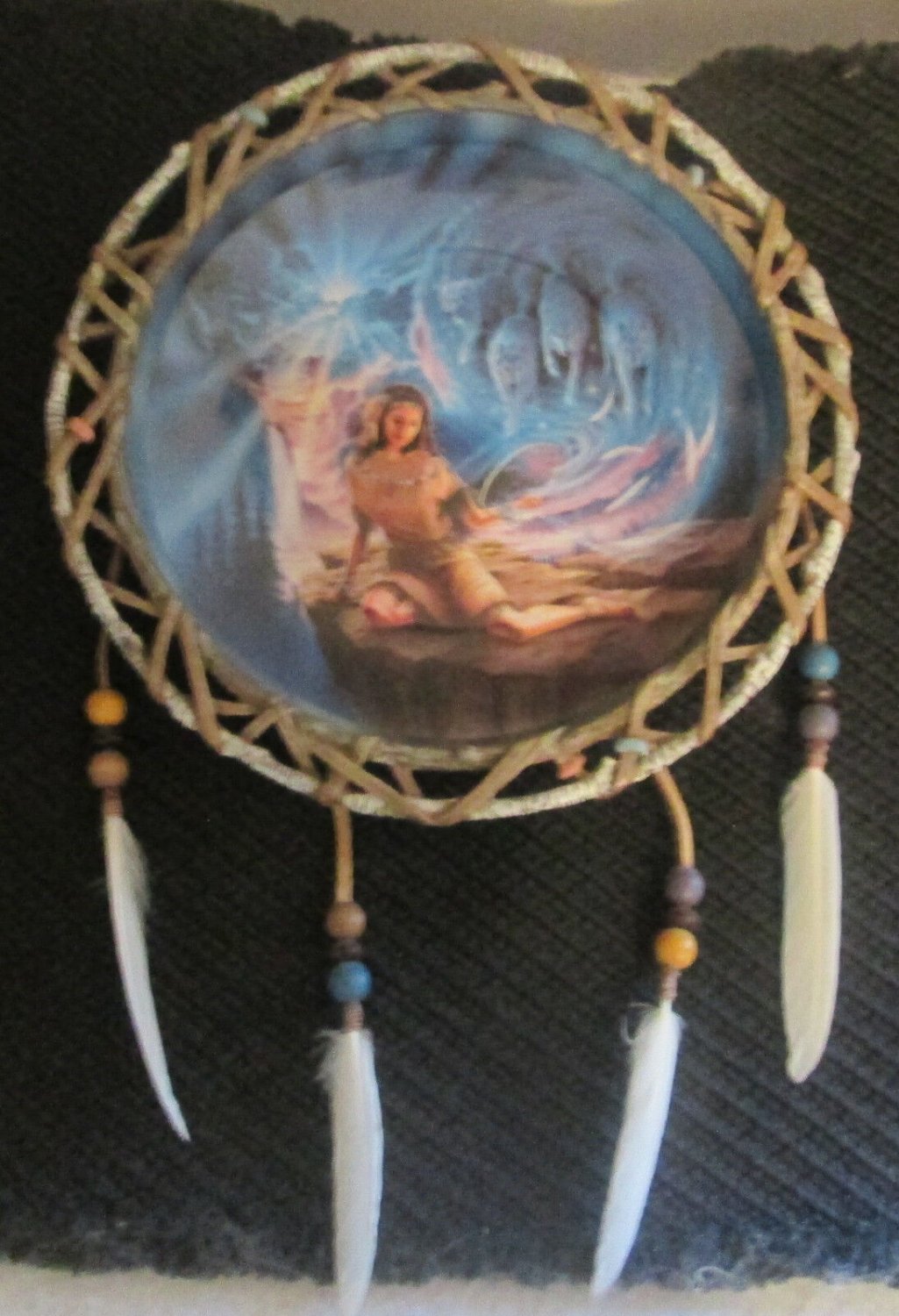 Dream Weaver Sacred Circles 6 1/2" Fine Collector Plate 1st issue Bradford Exch