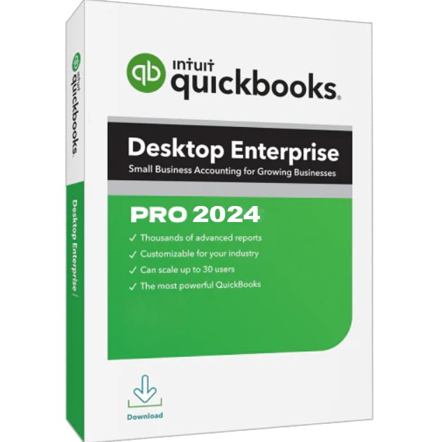 Intuit QuickBooks Desktop Enterprise 2024 Not A Subscription US 10