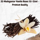 Premium Madagascar Vanilla Pods 20 Beans 10-12cm