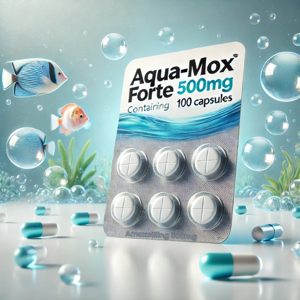 Aqua-Mox Forte 500mg - Aquarium Treatment  with Advanced Parasite Combo Pack