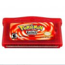 Pokemon Cartridge Game Card GBA Fire Red Version