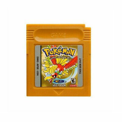 Retro Cartridge Game Boy Card Pokemon Gold For GBC Console