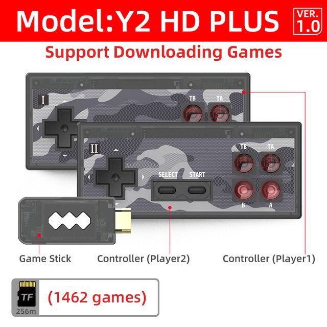 Video Game HDMI Stick Wireless Controller Zeta Pack Handheld With Classic Games