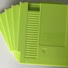 New 5 Pcs Green 72 Pins Game Cartridge Replacement Shell For NES Console