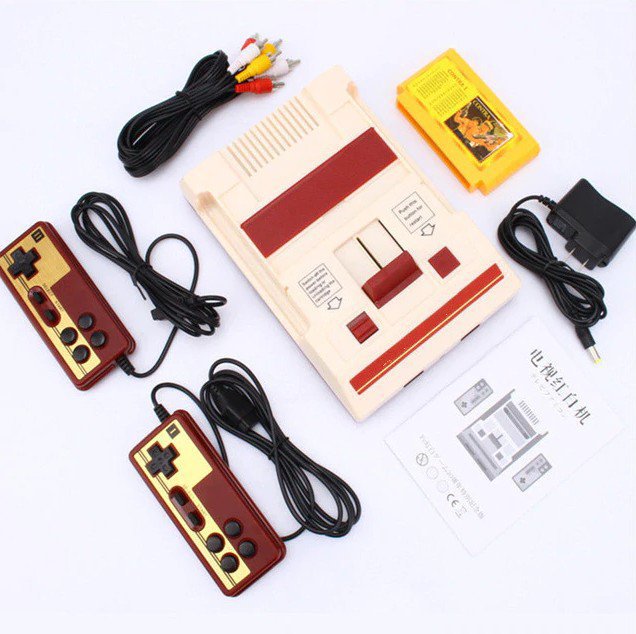 Ratro Console Famicom 8Bit Clone Double Gamepad Bundled Classic NES Games