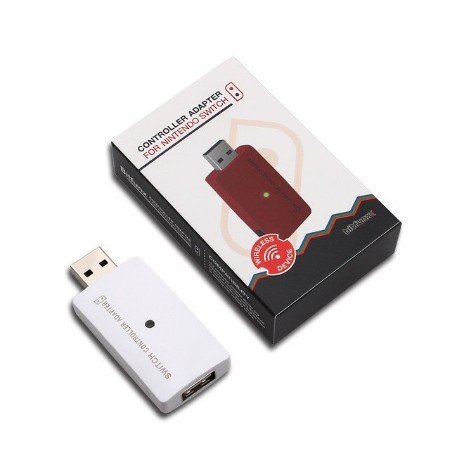 Wireless USB White Adapter NSwitch to PS4/PS3/PlayStation Pro/Xbox One S/X