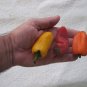 SWEETEST RED YELLOW ORANGE MINI BELL PEPPER STRAWBERRY SWEET 100 US SEEDS