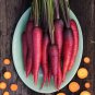 100 US Seeds Carrot COMBO Atomic Red Core Chantentay Purple Dragon Solar Yellow Nantes