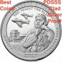 5 US Coins Tuskegee Airmen Alabama Quarters WWII CLAD  Silver Proof 2021 PDSSS