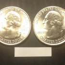 2 US Coins SET New BU 2014 PD Arches National Park QUARTER Utah STATE US Mint ATB