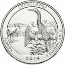 3 US Coins 2014 P D S Everglades National Park QUARTER Florida New US Mint State