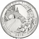 10 US Coins 2015 PDSSS Blue Ridge Parkway QUARTER Clad 90% Silver Proof