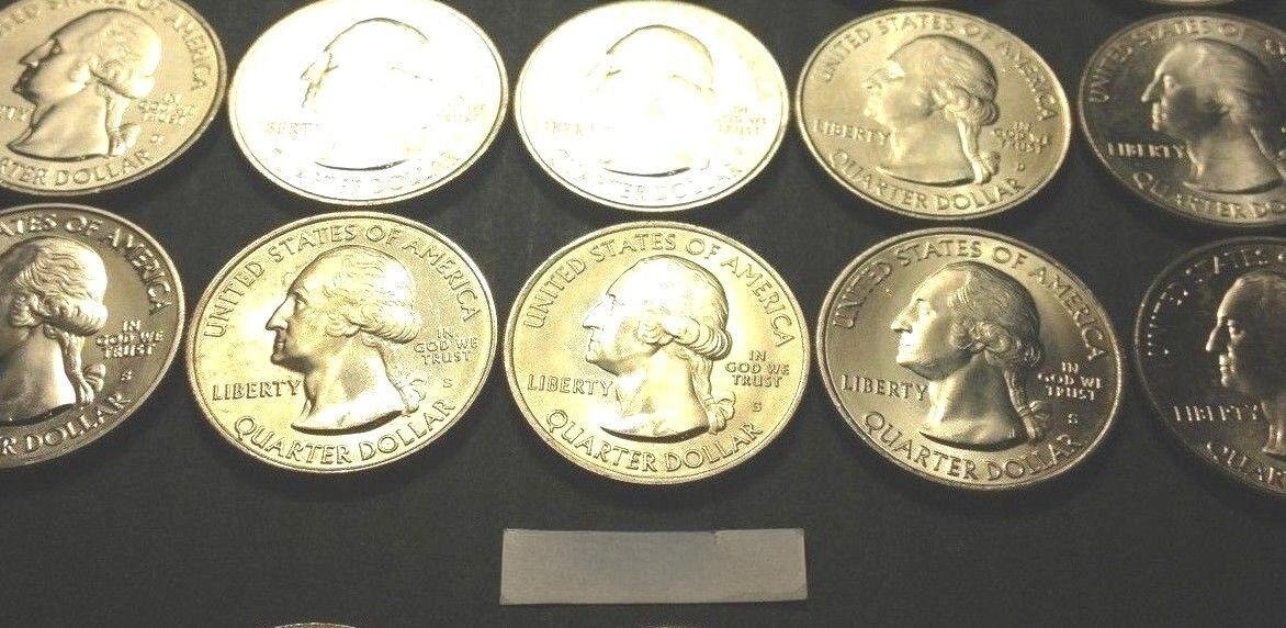 10 US Coins Complete 2015 PD Set Homestead Kisatchie BlueRidge Bombay Saratoga