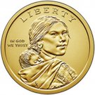 2 US Coins PD 2023 Native American MARIA TALLCHIEF 5 Moons Sacagawea Dollars