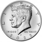 4 US Coins Set 1964 2022 PDS Kennedy Half Dollar 90% Silver Clad Proof Business Strikes