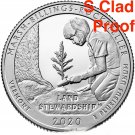 S Marsh Billings Rockefeller Land Stewardship Vermont Clad Proof Quarter VT 2020 1 US Coin