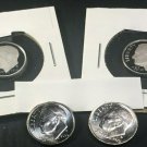 4 US Coins 2020 Dime Roosevelt 99.9% US Mint SILVER CLAD PROOF Bank PD 10¢ Cents