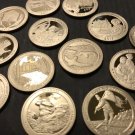 Coin Lot 2016 2017 2018 2019 2020 ATB New 1 1 Troy Ounce Quarter Rounds 6 US Coins Proof