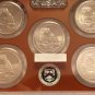 Clad 90% Silver Proof Frame 2014 PDSS Arches State Park Quarters Utah 5 US Coins