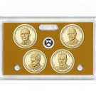 4 US Coins Mint Set 2015 S Presidential Dollars PROOF Truman Eisenhower Kennedy LBJ