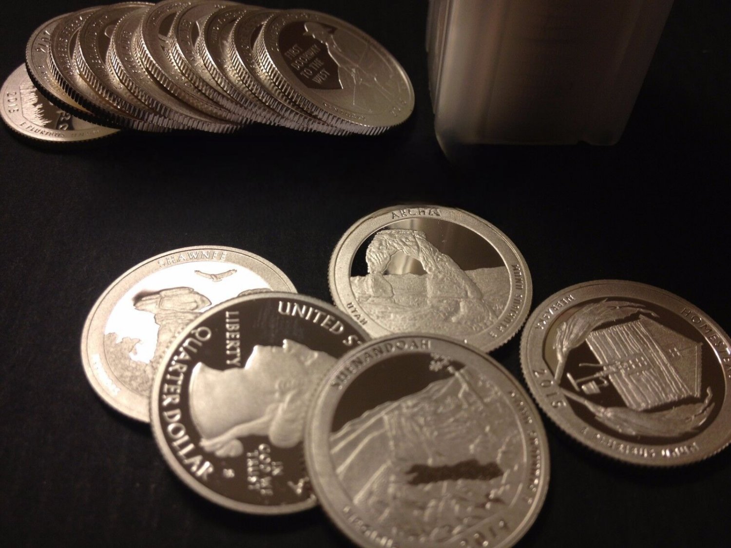 2 US Coins RANDOM 99% Tallgrass Bats Guam War Missions .999 2019 2020 S SILVER QUARTERS