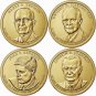 4 US Coins 2015 P Presidential Dollars Set US.Mint Truman Eisenhower Kennedy
