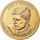 3 US Coins JFK 2015 PDS John F Kennedy President Golden Dollar US MINT Proof Set