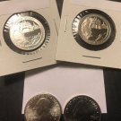 2018 PDSS Apostle Island 4 US Coins Quarter Set Best Clad 90% Silver Proof PD Unc