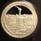 1 US Coin S Clad Proof GETTYSBURG National Milita PARK QUARTER PA 25 Cent Dollar Mint 2011
