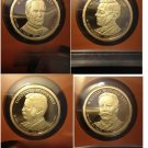 2013 S Proof Presidential Dollars US Mint Proof Set Wilson Taft Roosevelt Mc 4 US Coins