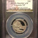 2010 S YOSEMITE National Park STATE QUARTER PCGS PF69 NEW ATB Graded Clad Proof 1 US Coin