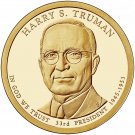 2015 PDS Set Trueman Harry Truman Presidential Golden Dollar Proof US Mint 3 US Coins