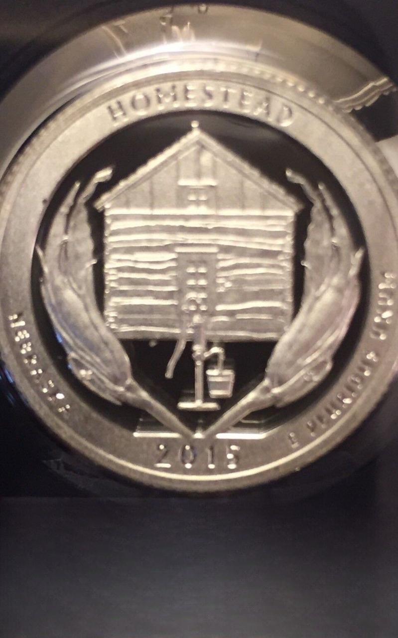 1 US Coin S Homestead National Monument Park 2015 Quarter 90 Silver